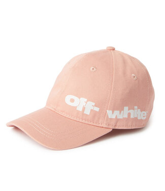 OFF-WHITE TYPE GPAPHIC BASEBALL PINK - WHITE