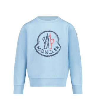 Moncler SWEATSHIRT OPEN BLUE