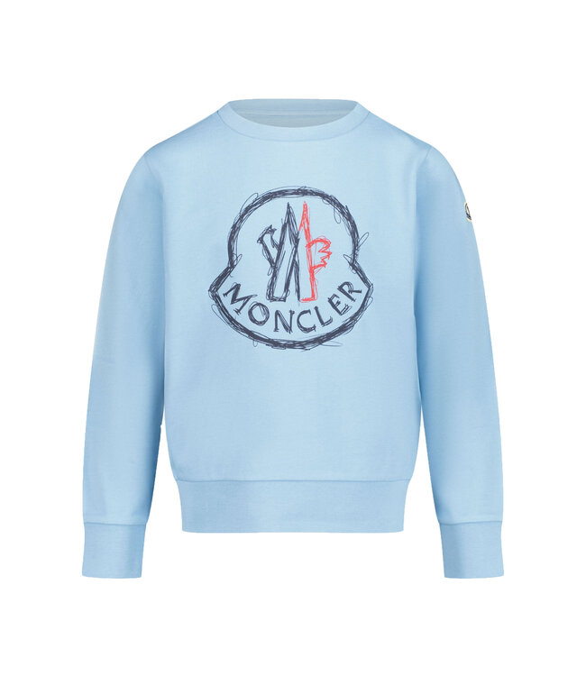 Moncler SWEATSHIRT OPEN BLUE