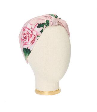 Dolce & Gabbana Head-Band Pink with Flowers