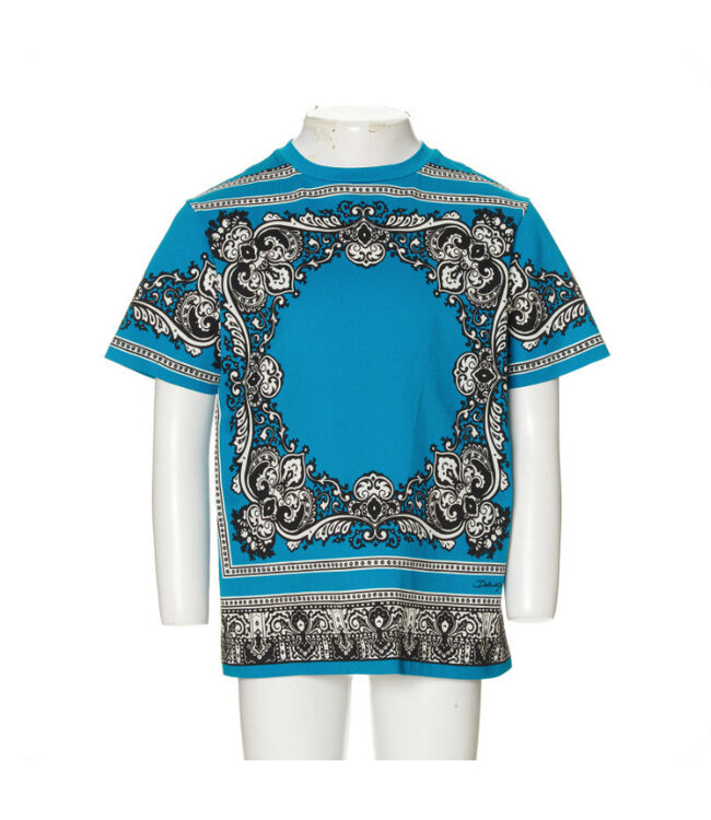 Dolce & Gabbana T-Shirt Blue Black