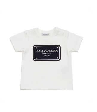 Dolce & Gabbana T-Shirt White with Black Logo