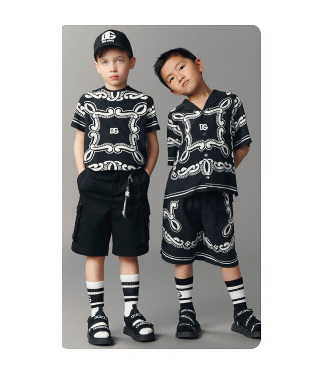 Dolce & Gabbana Bermudas Black White