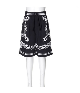 Dolce & Gabbana Bermudas Black White