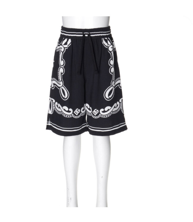 Dolce & Gabbana Bermudas Black White