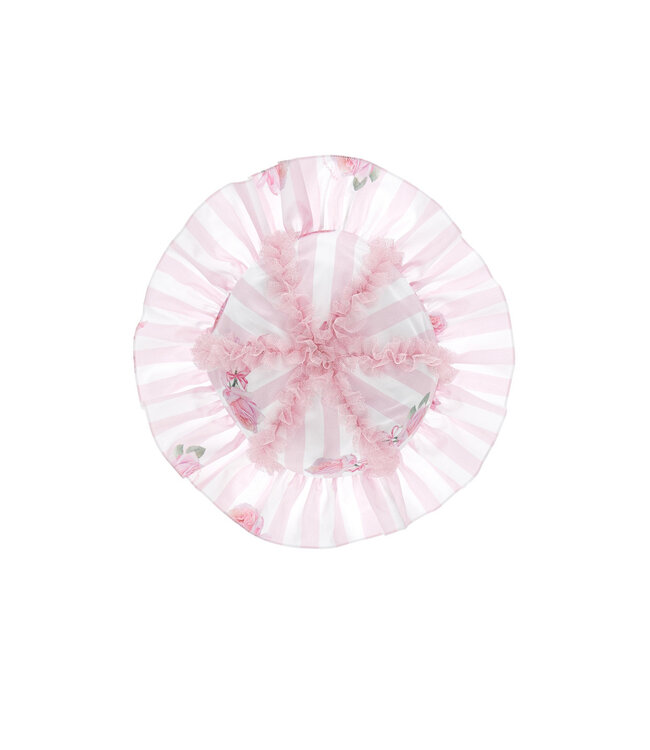 Monnalisa CAPPELLO RIGA E ROSE RASA