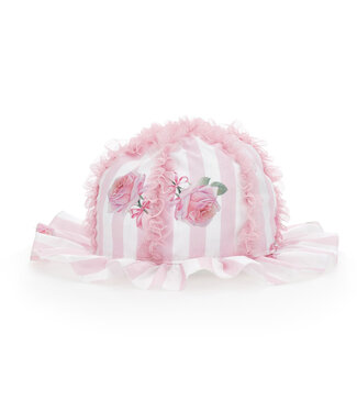 Monnalisa CAPPELLO RIGA E ROSE RASA