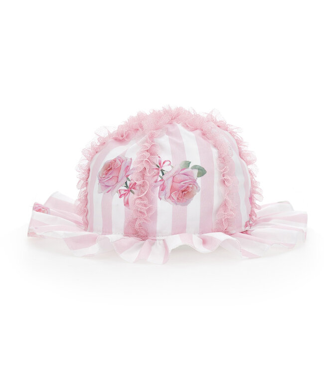 Monnalisa CAPPELLO RIGA E ROSE RASA