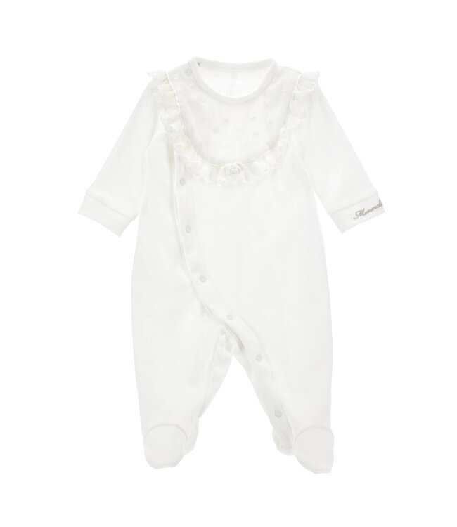 Monnalisa TUTINA CON PLASTRON PIZZO