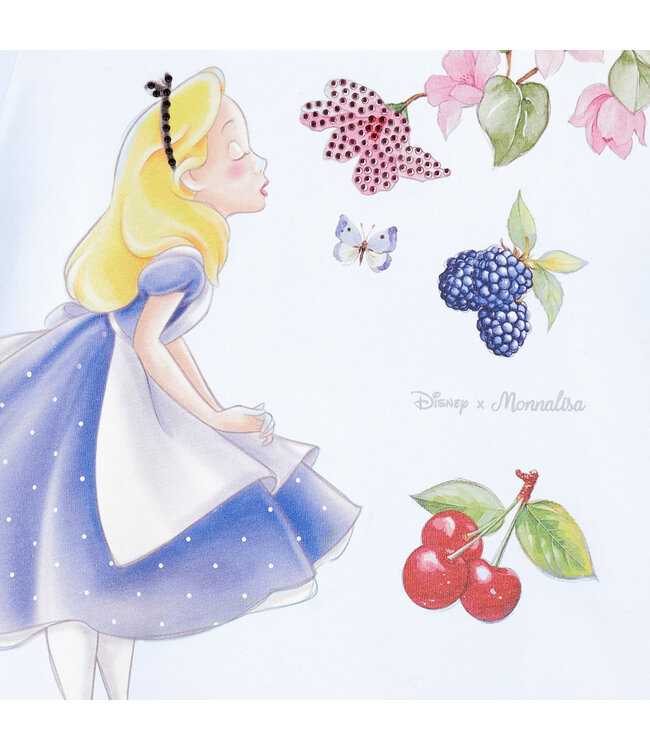 Monnalisa MAXI T-SHIRT CON GALA JER