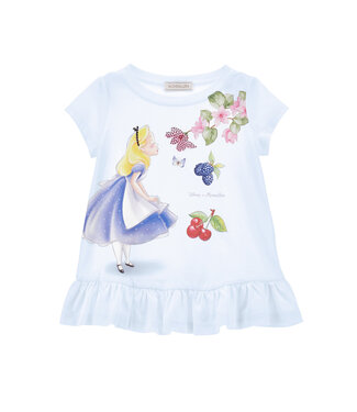 Monnalisa MAXI T-SHIRT CON GALA JER