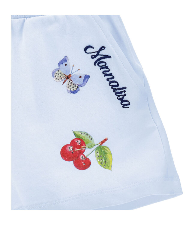 Monnalisa SHORTS PIC-NIC FELPA COTO