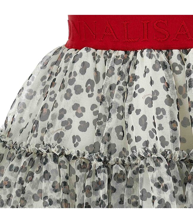 Monnalisa GONNA TUTÙ LEOPARD TULLE