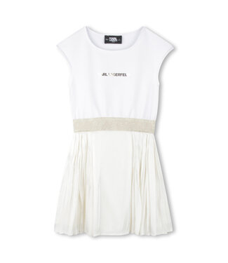 Karl Lagerfeld KLEED FANTASIE WIT  ECRU Z30569