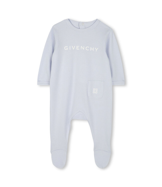 Givenchy PYJAMA+SLABBETJE+MUTS LICHT BLAUW H30605