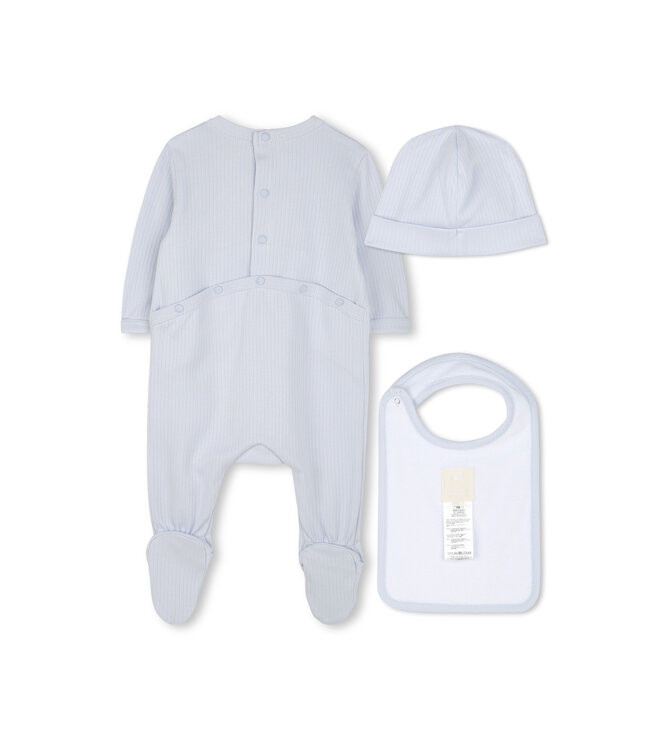 Givenchy PYJAMA+SLABBETJE+MUTS LICHT BLAUW H30605