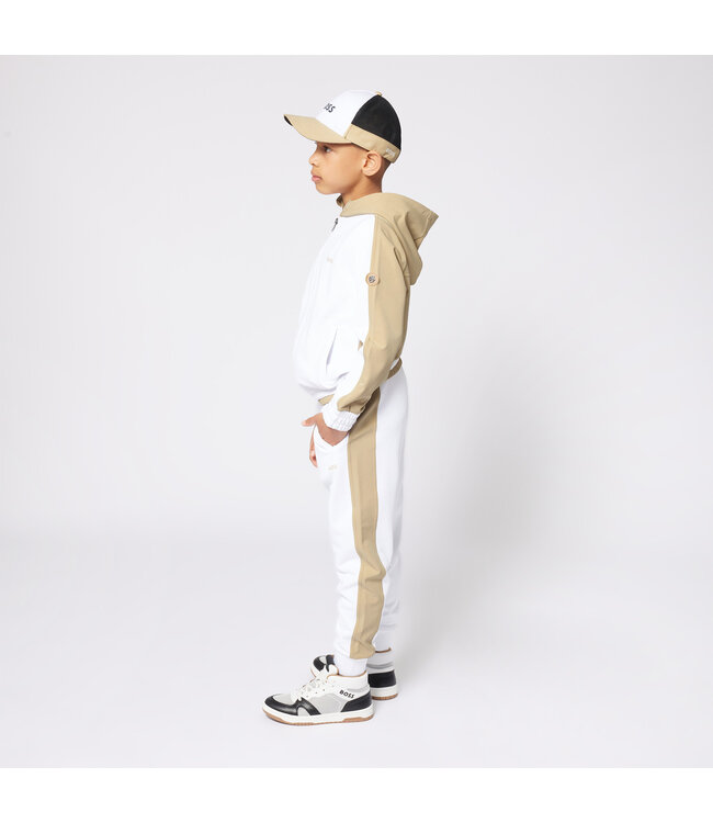 BOSS VEST MET KAP WIT J51964