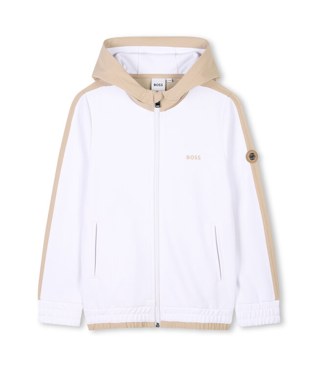 BOSS VEST MET KAP WIT J51964