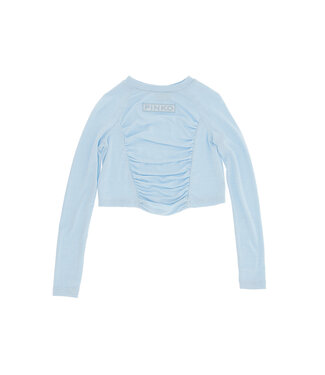 Pinko T-SHIRT IN VISCOSA CON RICAMO CRISTALLO