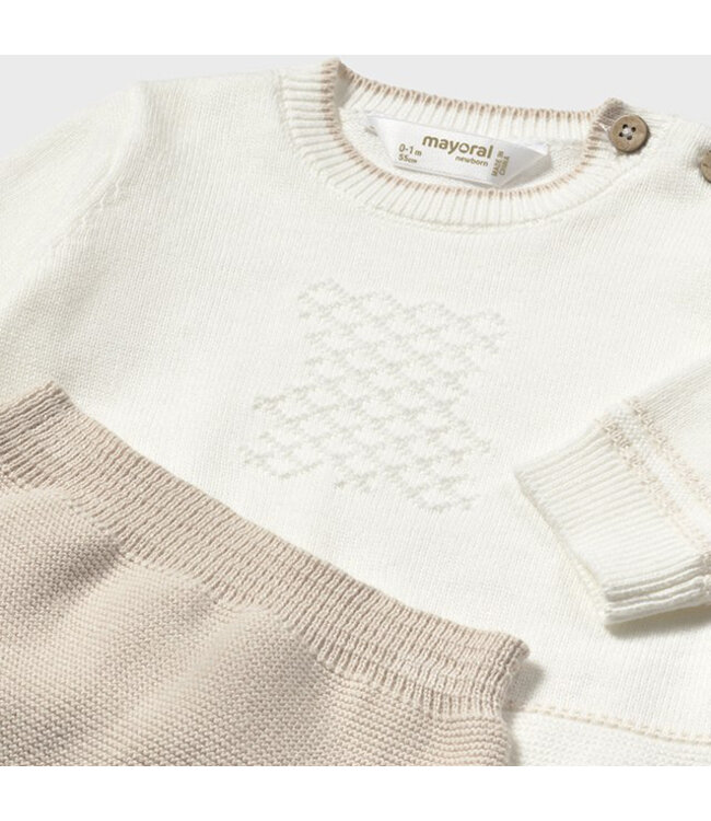 Mayoral Knit leg warmer set