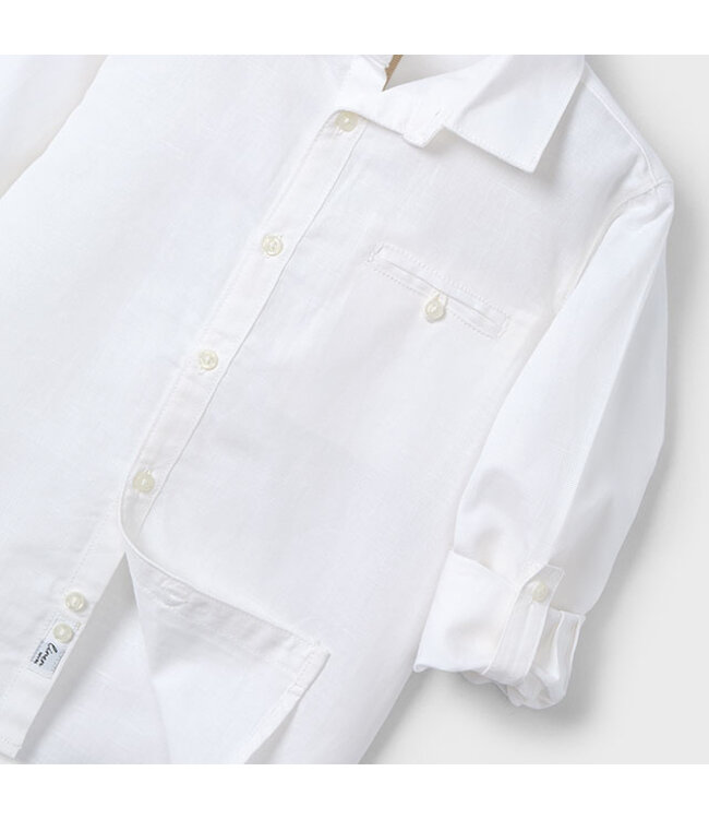 Mayoral Linen l/s shirt