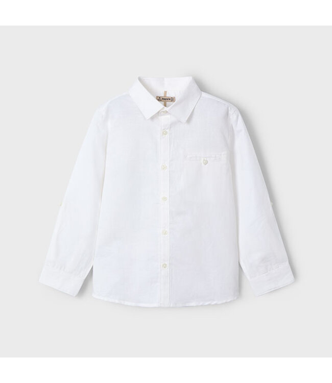 Mayoral Linen l/s shirt