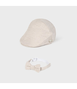 Mayoral Flat cap & bowtie set