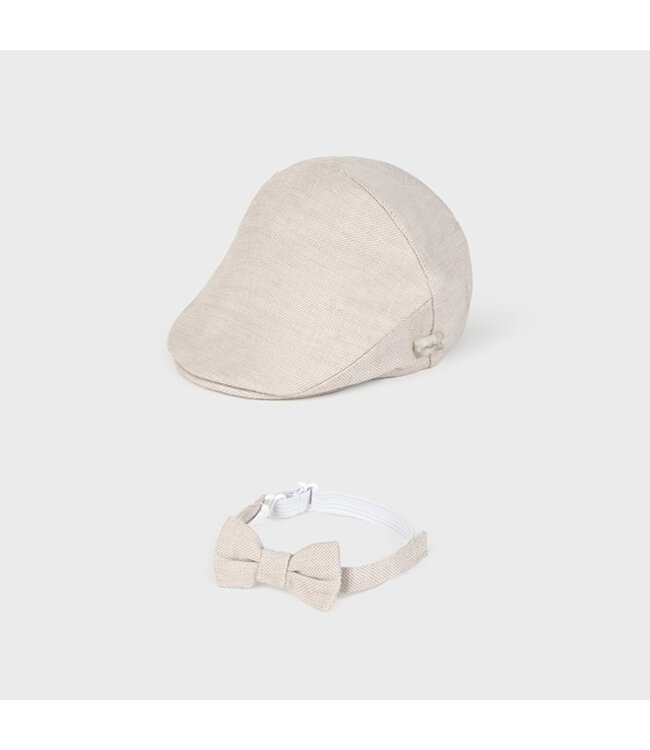 Mayoral Flat cap & bowtie set