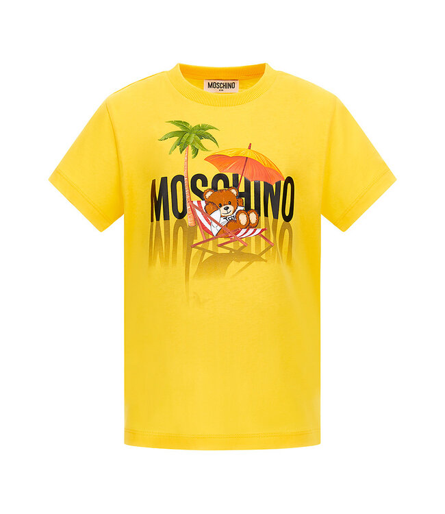 Moschino T-SHIRT SHORT SLEEVE YELLOW H7M04K_LAA01_50577 