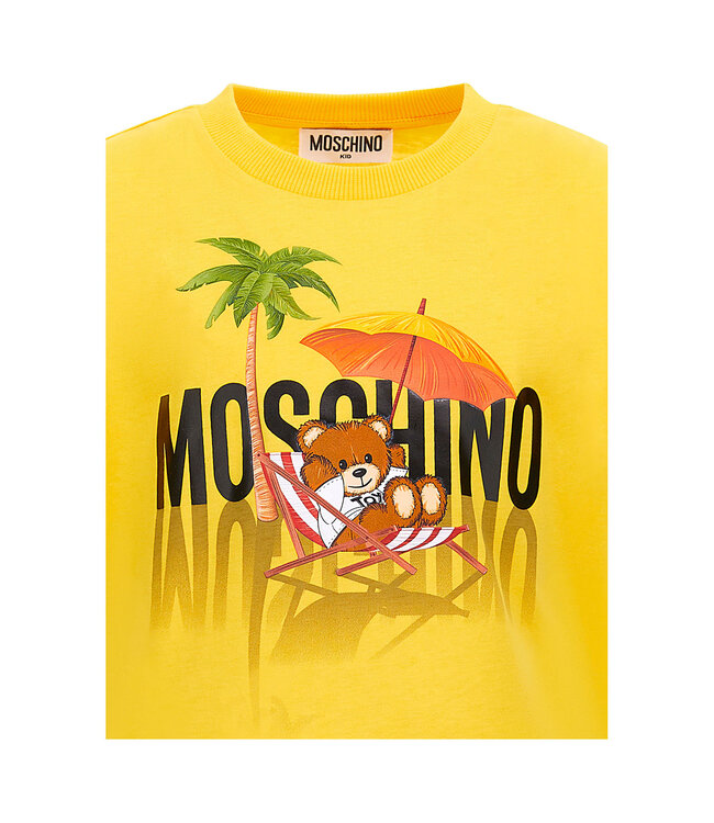 Moschino T-SHIRT SHORT SLEEVE YELLOW H7M04K_LAA01_50577 