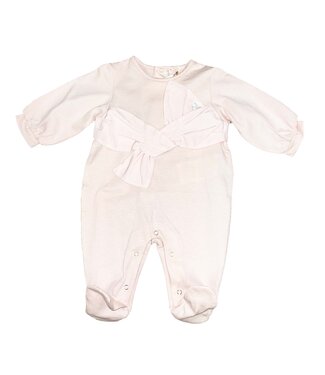 Elisabetta Franchi TUTINA CON FIOCCO IN TAFFETA ROSA BABY