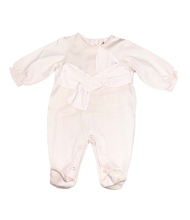 Elisabetta Franchi TUTINA CON FIOCCO IN TAFFETA ROSA BABY