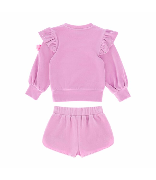 Angels Face BIJOU CRYSTAL VELOUR SET ORCHID PINK