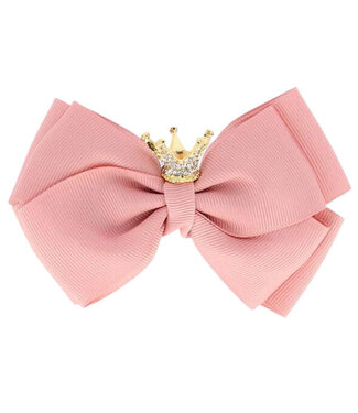 Angels Face BIG BOW WITH CROWN FAIRY PINK