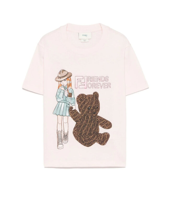 Fendi T-SHIRT JERSEY TINTO JFI366_7AJ_F1QYC