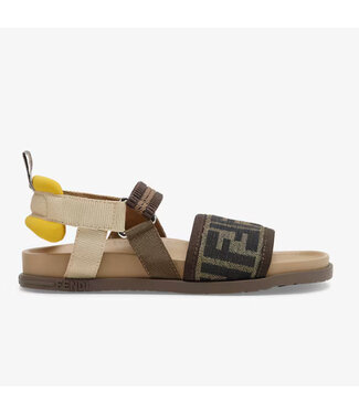 Fendi SANDALO TES.JACQ.FF+RIC.LOGO JMR437_AJZE_F1R7Y