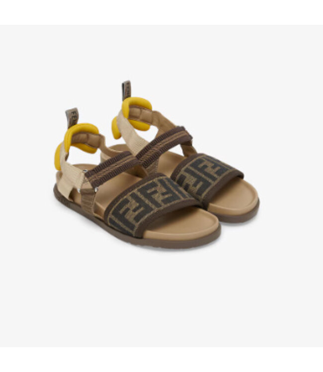 Fendi SANDALO P TES.JACQ.FF+RIC.LOGO JMR438_AJZE_F1R7Y