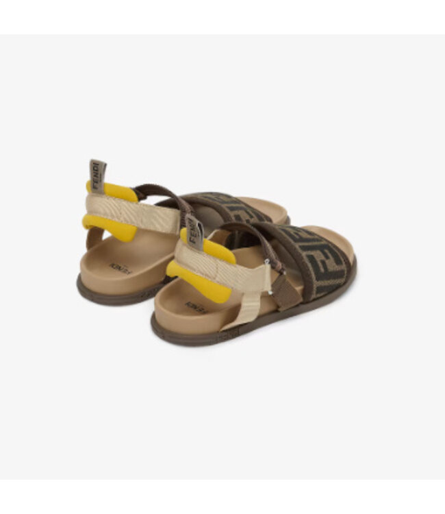 Fendi SANDALO P TES.JACQ.FF+RIC.LOGO JMR438_AJZE_F1R7Y