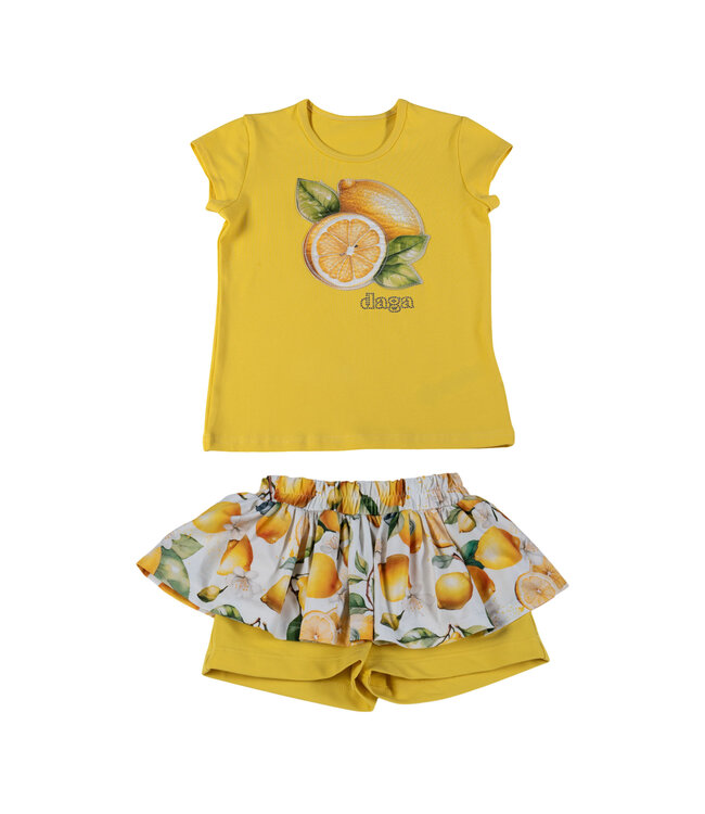 Daga Shirt + shorts Sunny Lemons M 10009 + M 10008
