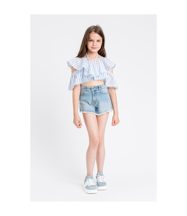 Twinset TOP RIGA PAPER BLUE/ICE 251GJ2471