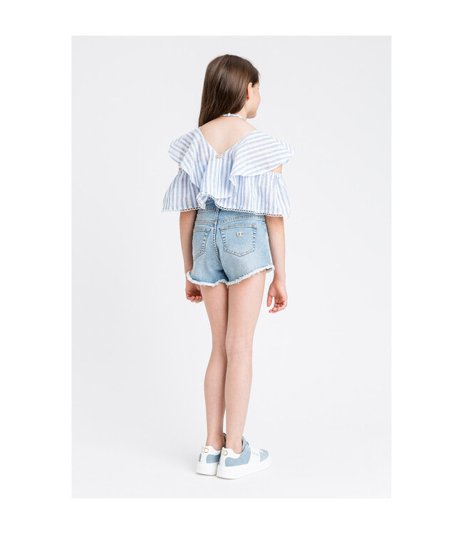 Twinset TOP RIGA PAPER BLUE/ICE 251GJ2471