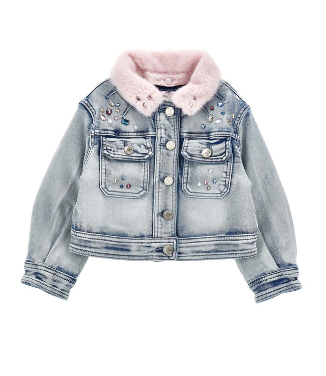 Monnalisa GIACCHINO COLLO PELLICCIA Stone Bleach