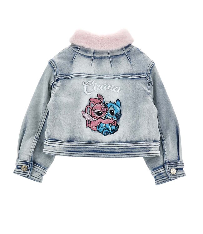 Monnalisa GIACCHINO COLLO PELLICCIA Stone Bleach