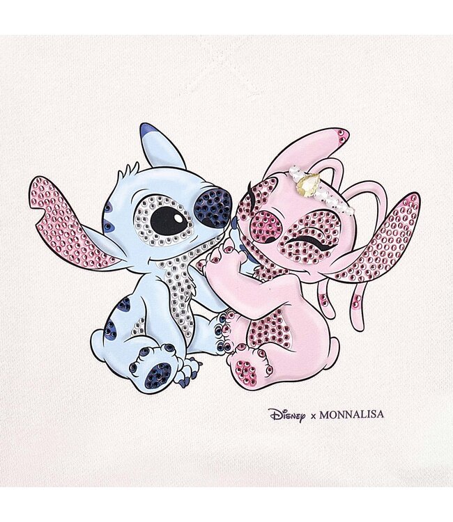 Monnalisa FELPA CREW NECK FELPA COT + JOGGER CON BANDE FELPA CO FairyTale