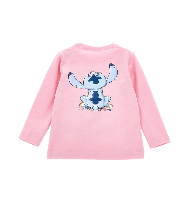 Monnalisa T-SHIRT REGULAR C/STAMPA Rosa FairyTale