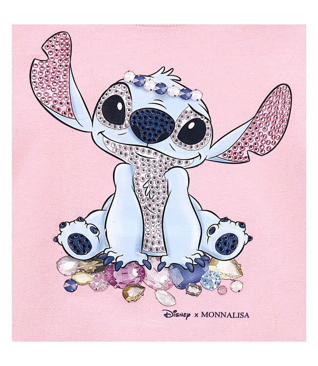 Monnalisa T-SHIRT REGULAR C/STAMPA Rosa FairyTale