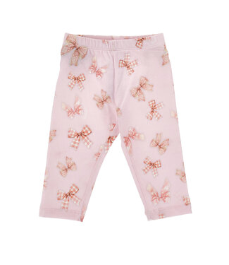 Monnalisa LEGGINGS JERSEY FIOCCHINI Rosa FairyTale