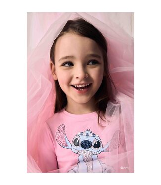 Monnalisa T-SHIRT REGULAR C/STAMPA Rosa FairyTale