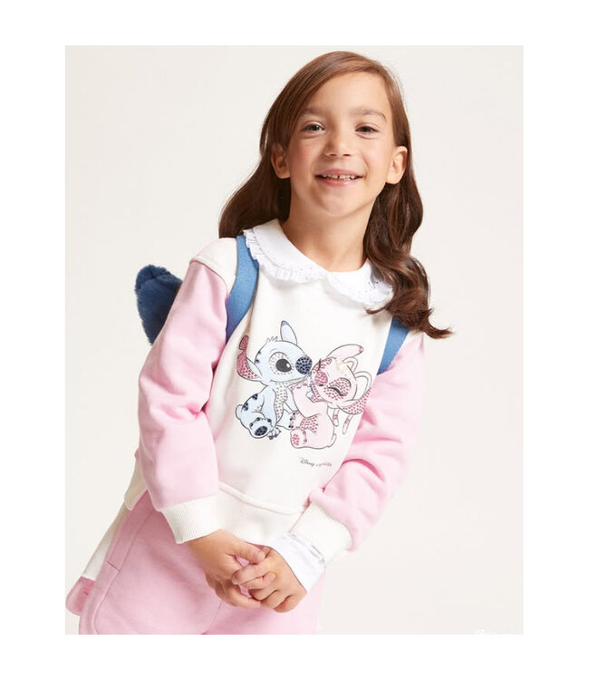 Monnalisa FELPA CREW NECK FELPA COT + JOGGER CON BANDE FELPA CO FairyTale