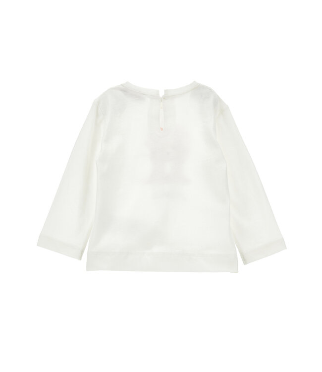 Monnalisa T-SHIRT ST.PUPPY JERSEY Panna